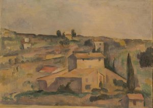 Paesaggio presso Bellevue da Paul Cézanne