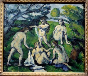 Cinque bagnanti da Paul Cézanne