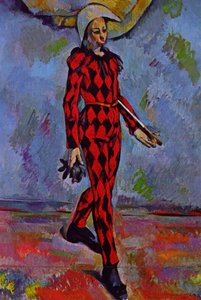 Francese: Arlequin Harlequin da Paul Cézanne