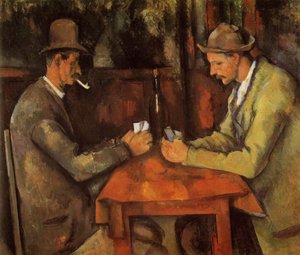 Francese: Les Joueurs de cartes I giocatori di carte da Paul Cézanne