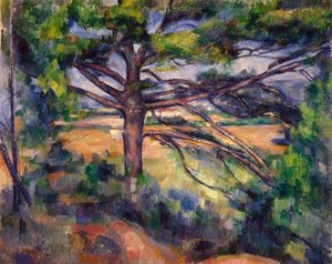 Pino grande e terra rossa da Paul Cézanne