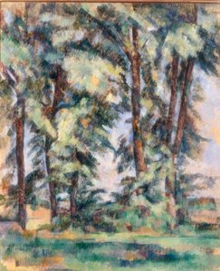 Grandi alberi al Jas de Bouffan da Paul Cézanne