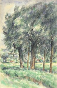 Gruppo di alberi, 1877-80 da Paul Cézanne