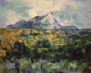 La montagna Sainte-Victoire da Paul Cézanne