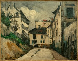 La Rue des Saules a Montmartre da Paul Cézanne