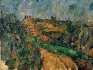 La strada tortuosa in cima al sentiero dei Lauves da Paul Cézanne