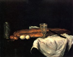 Pane e uova da Paul Cézanne