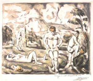 Les Baigneurs da Paul Cézanne