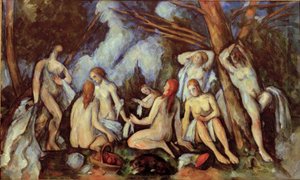 Le grandi bagnanti da Paul Cézanne