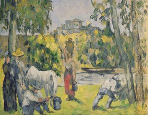 Vita nei campi, c.1875 da Paul Cézanne