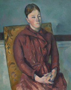 Madame Cezanne in poltrona gialla da Paul Cézanne