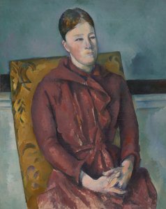 Madame Cézanne su una sedia gialla