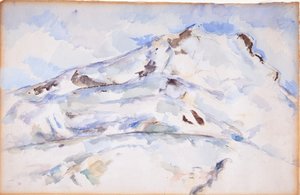 Montagna Sainte-Victoire da Paul Cézanne