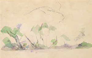 Mont Sainte-Victoire da Paul Cézanne