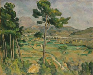 Mont Sainte-Victoire e il viadotto della valle del fiume Arc, 1882-85