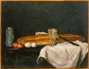 Natura morta: Il pane e le uova da Paul Cézanne