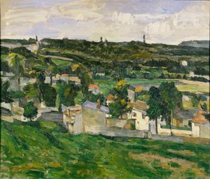 Vicino ad Auvers-sur-Oise da Paul Cézanne