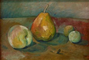 P. Cézanne, Natura morta con pere e ...
