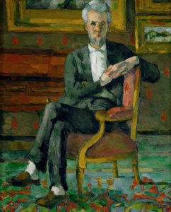 Ritratto di Chocquet da Paul Cézanne
