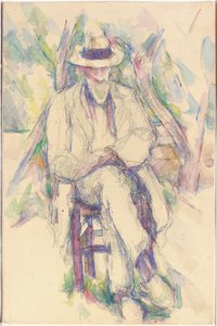 Ritratto di Vallier, 1904-06 da Paul Cézanne