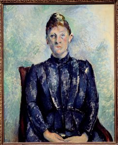Ritratto di Madame Cezanne da Paul Cézanne