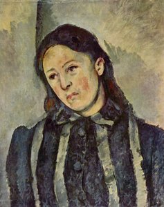 Ritratto di Madame Cézanne da Paul Cézanne