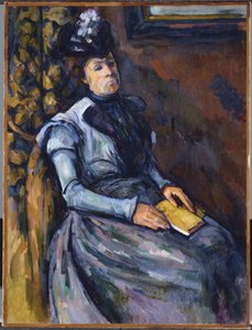 Donna Seduta in Blu da Paul Cézanne