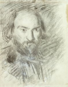 Autoritratto, c.1874 da Paul Cézanne