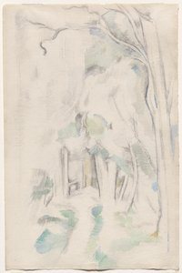 Sentiero nella foresta da Paul Cézanne