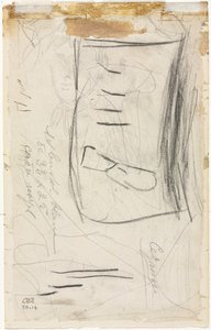 Schizzo di Madame Cézanne (verso)