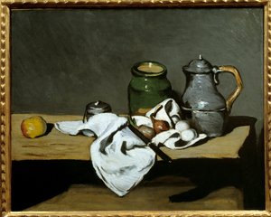 Natura morta con bollitore da Paul Cézanne