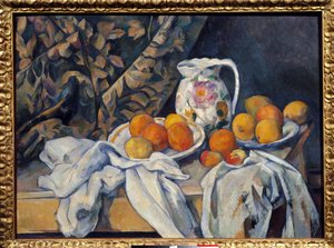 Natura morta sul sipario da Paul Cézanne