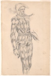 Studio di un Arlecchino da Paul Cézanne