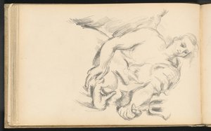 Studio di un Angelo nel "Il Profeta Elia" di Rubens da Paul Cézanne