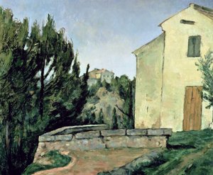 La casa abbandonata a Tholonet da Paul Cézanne