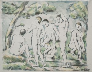 I bagnanti da Paul Cézanne