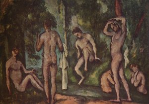 I bagnanti, 1894, 1937 da Paul Cézanne