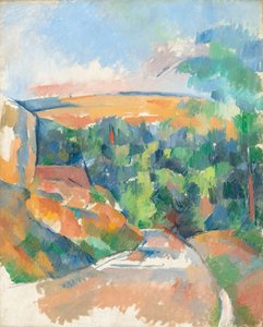 La curva nella strada da Paul Cézanne