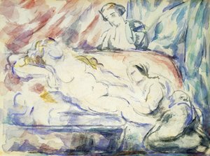 La toilette della cortigiana, c.1880 da Paul Cézanne