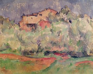 La casa a Bellevue, 1888-92 da Paul Cézanne