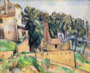 La casa a Bellevue, 1890-92 da Paul Cézanne