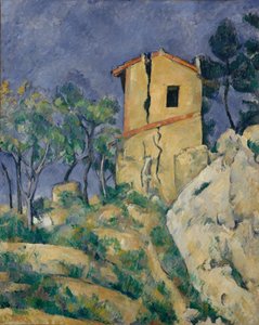 La casa con i muri crepati da Paul Cézanne