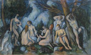 Le grandi bagnanti da Paul Cézanne