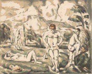 I grandi bagnanti da Paul Cézanne