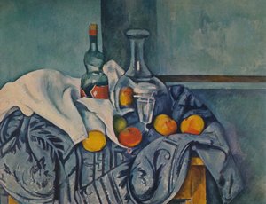 La bottiglia di menta piperita, 1893-1895 da Paul Cézanne
