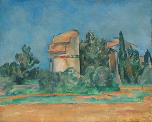 La torre dei piccioni a Bellevue da Paul Cézanne