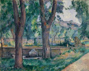 La piscina a Jas de Bouffan, ca. 1885-86 da Paul Cézanne