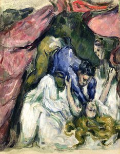 La donna strangolata da Paul Cézanne