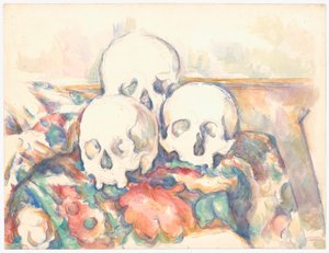 I tre teschi da Paul Cézanne