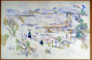 Veduta della Cattedrale di Aix en Provence da Paul Cézanne
